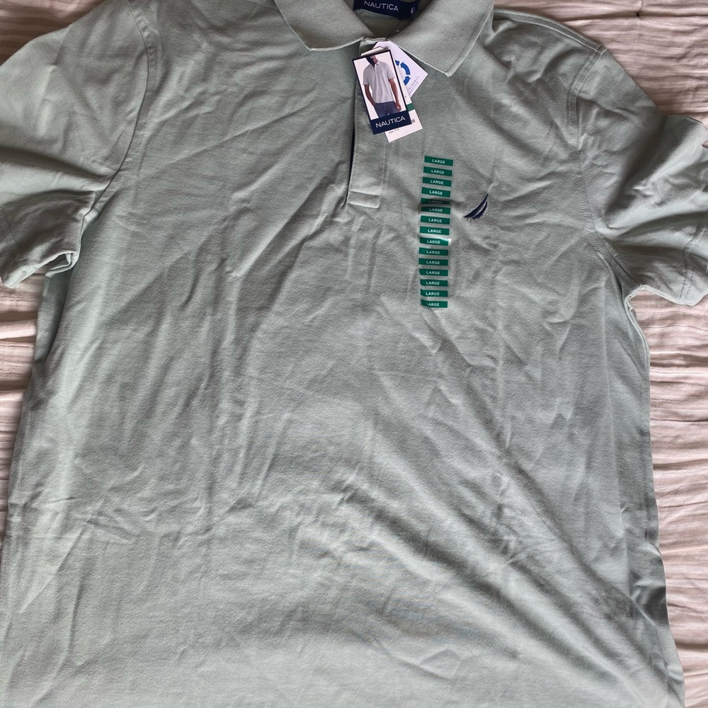 Nautica Men’s Mint Green Polo Shirt